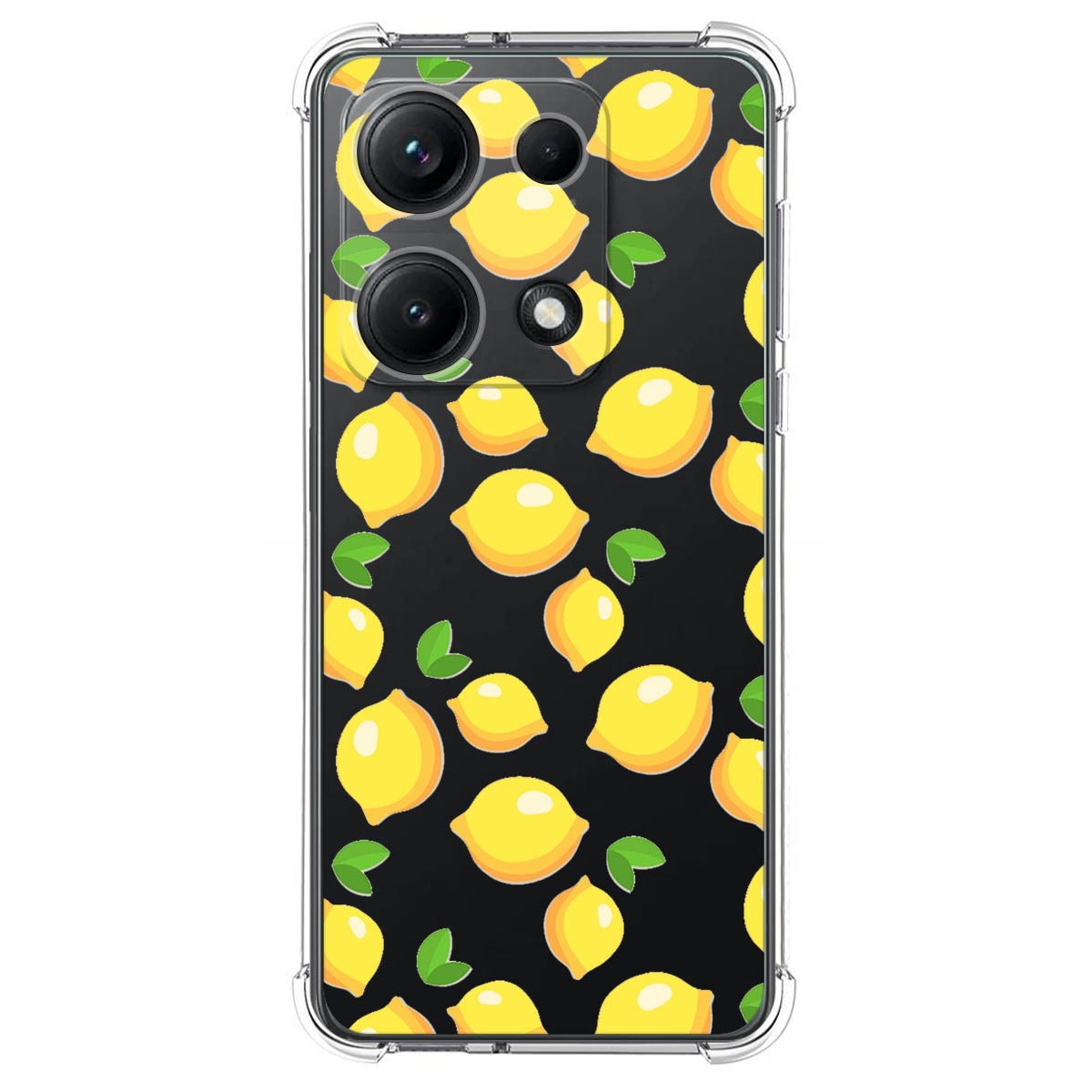 Funda Silicona Antigolpes para Xiaomi Redmi Note 14S diseño Limones Dibujos