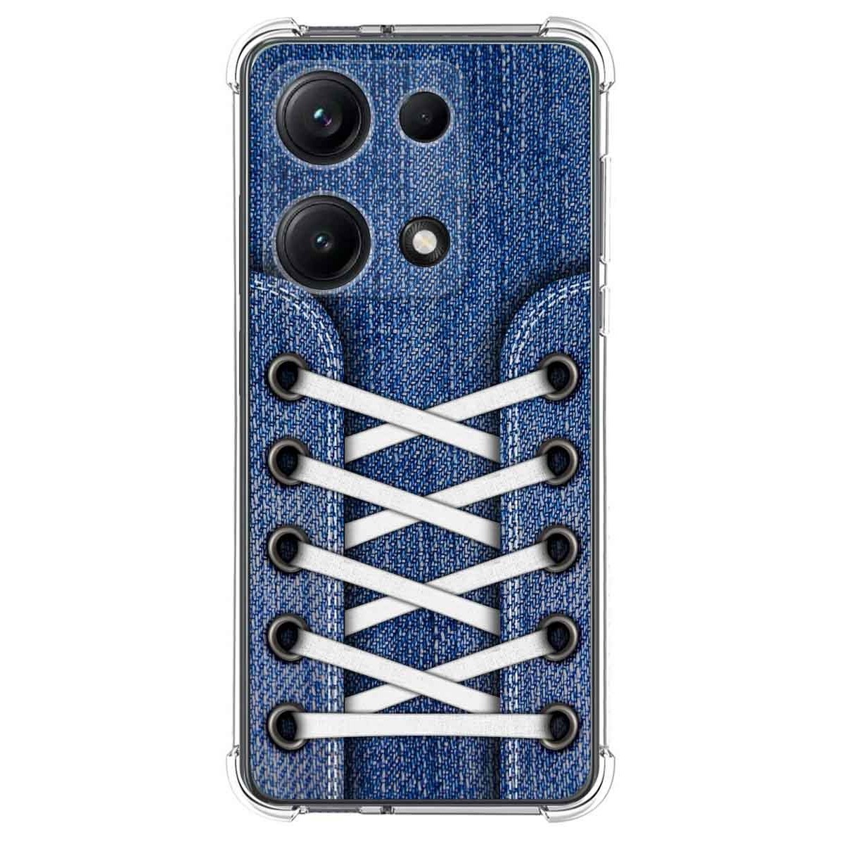 Funda Silicona Antigolpes para Xiaomi Redmi Note 14S diseño Zapatillas 01 Dibujos