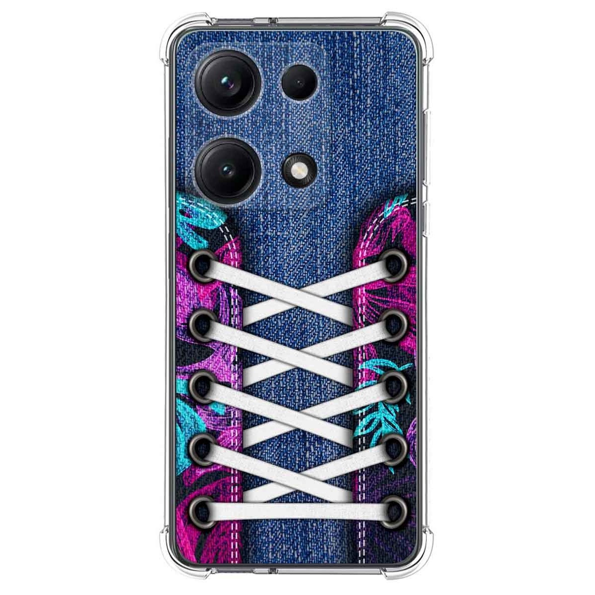 Funda Silicona Antigolpes para Xiaomi Redmi Note 14S diseño Zapatillas 06 Dibujos