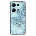 Funda Silicona Antigolpes para Xiaomi Redmi Note 14S diseño Flores 03 Dibujos