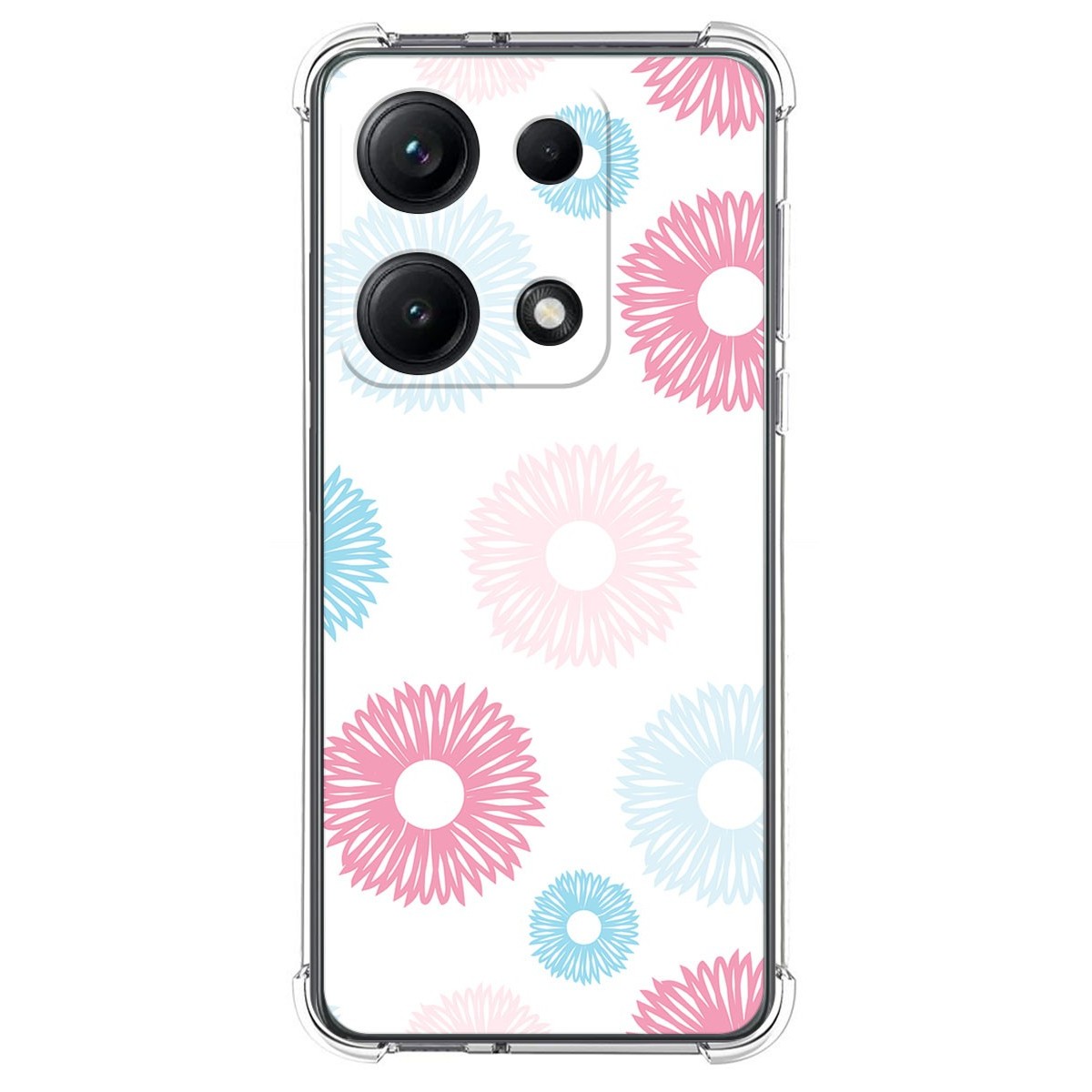 Funda Silicona Antigolpes para Xiaomi Redmi Note 14S diseño Flores 06 Dibujos