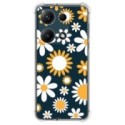Funda Silicona Antigolpes para Xiaomi Redmi Note 14S diseño Flores 08 Dibujos