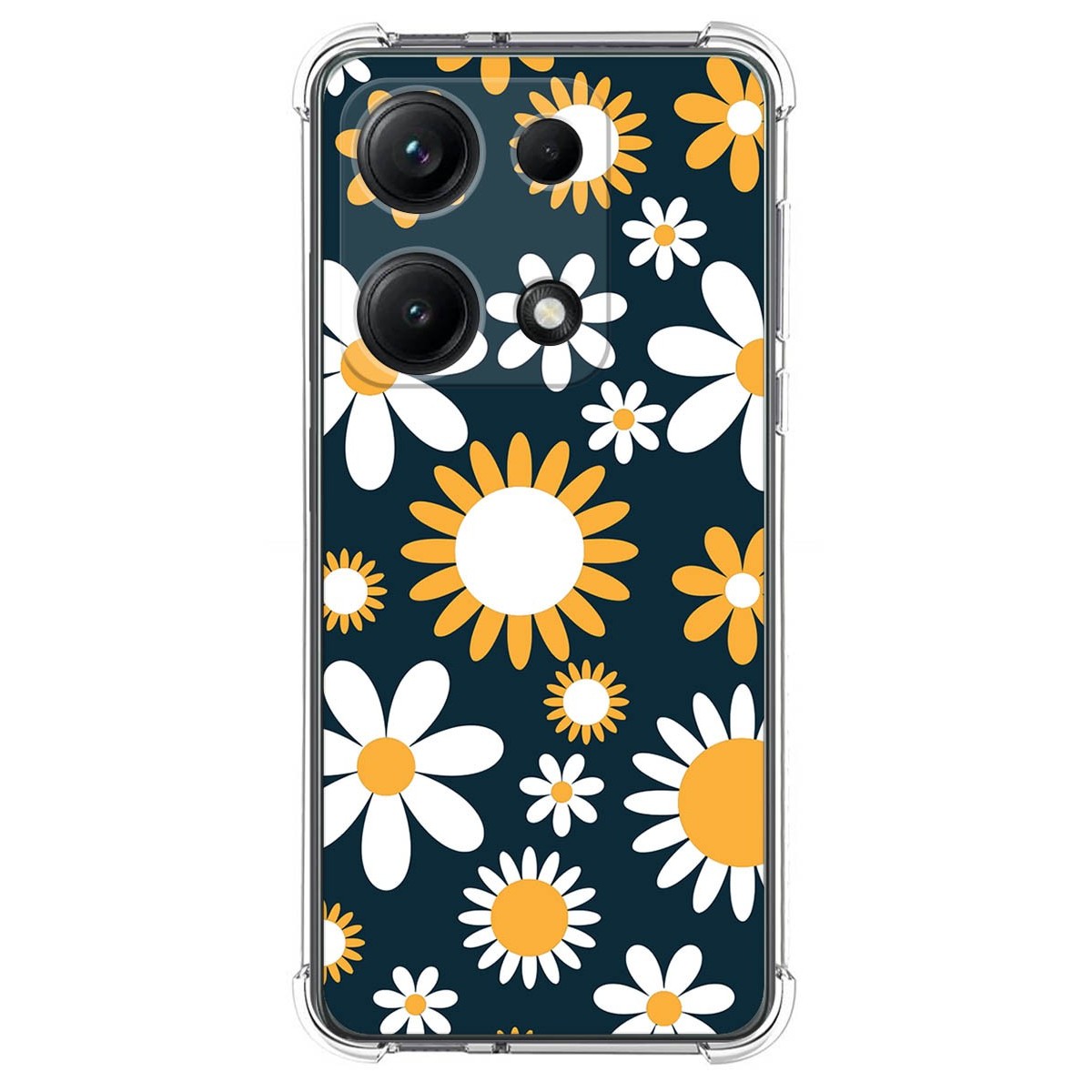 Funda Silicona Antigolpes para Xiaomi Redmi Note 14S diseño Flores 08 Dibujos