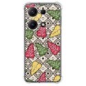 Funda Silicona Antigolpes para Xiaomi Redmi Note 14S diseño Flores 11 Dibujos