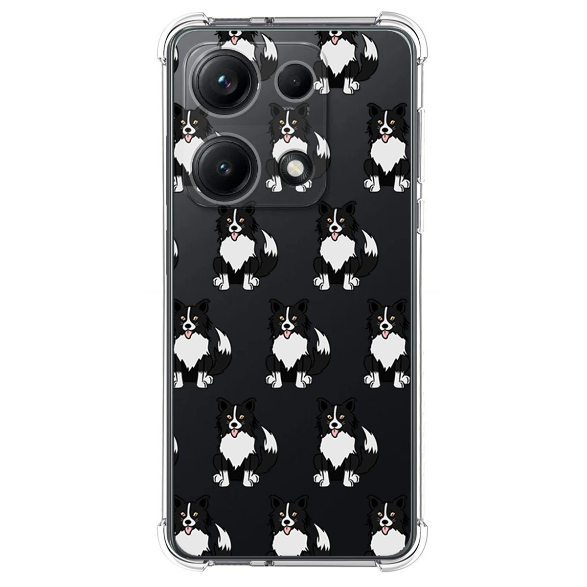 Funda Silicona Antigolpes para Xiaomi Redmi Note 14S diseño Perros 07 Dibujos