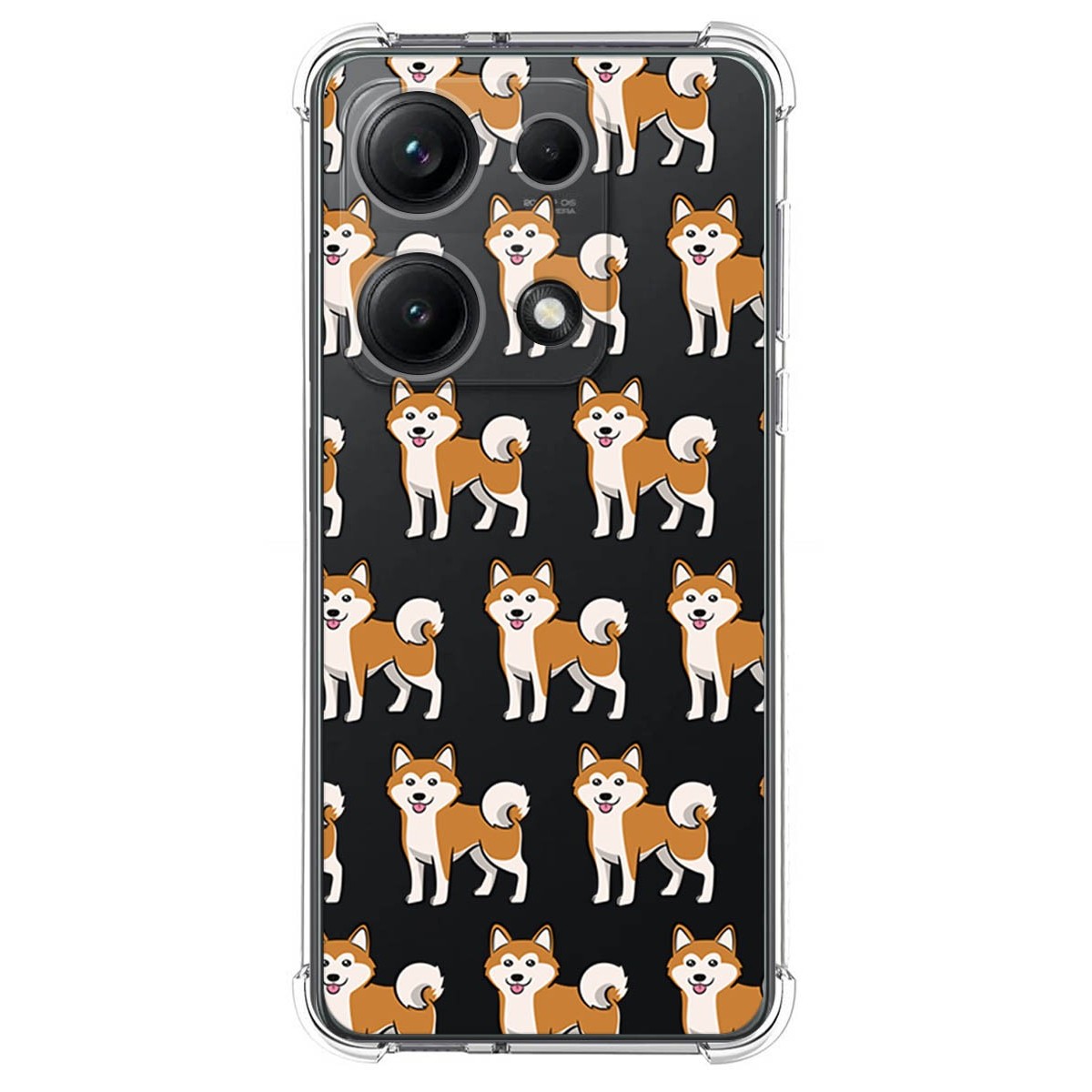 Funda Silicona Antigolpes para Xiaomi Redmi Note 14S diseño Perros 08 Dibujos