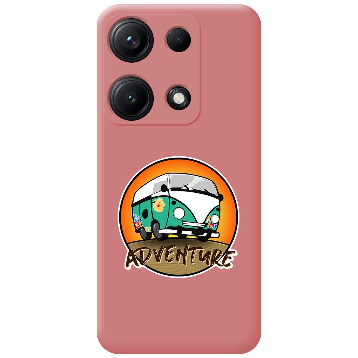 Funda Silicona Líquida Rosa para Xiaomi Redmi Note 14S diseño Adventure Dibujos