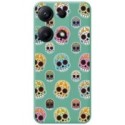 Funda Silicona Líquida Verde para Xiaomi Redmi Note 14S diseño Catrina Dibujos