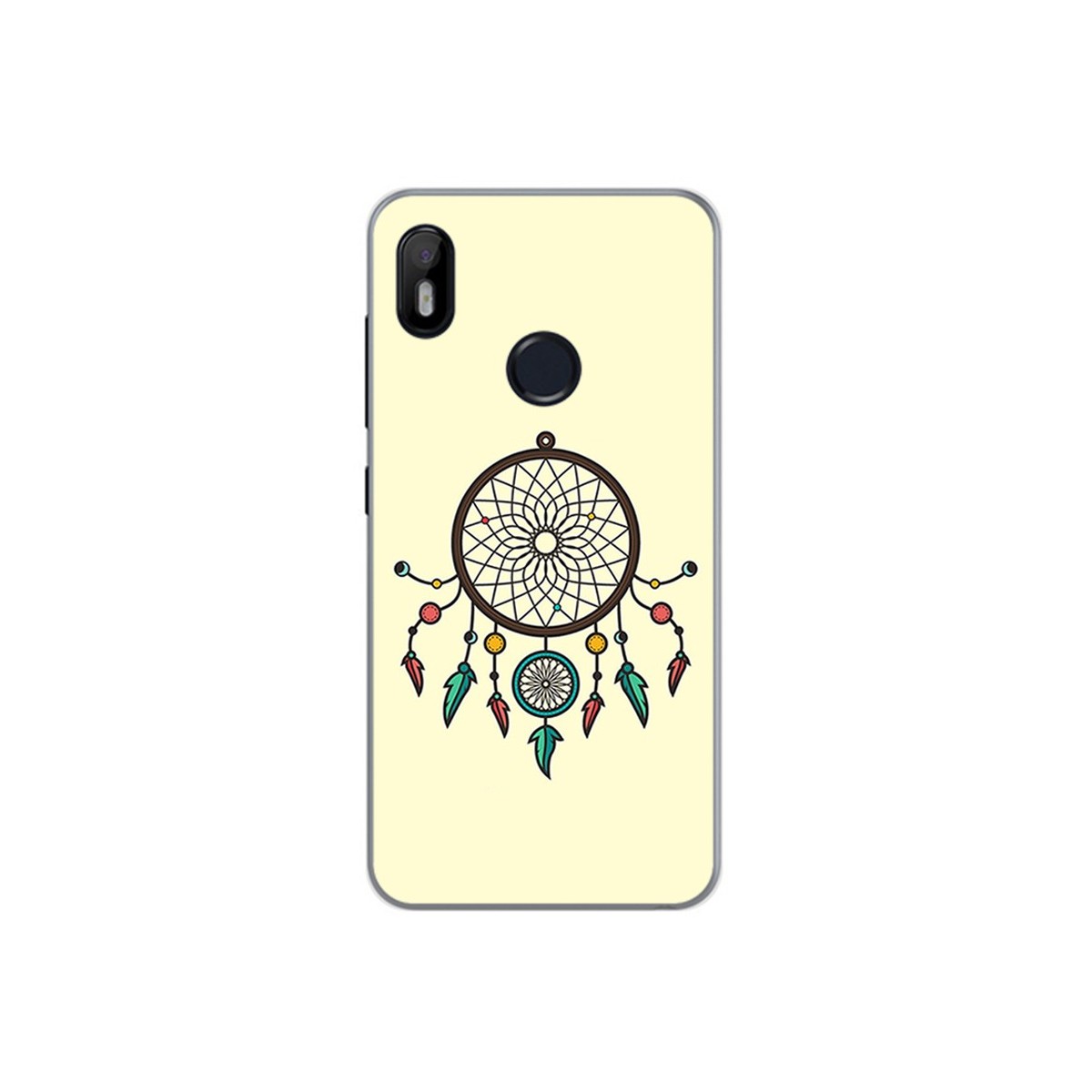 Funda Gel Tpu para Bq Aquaris C Diseño Atrapasueños Dibujos