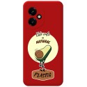 Funda Silicona Líquida Roja para Huawei Honor 400 Pro 5G diseño Culo Natural Dibujos