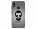 Funda Gel Tpu para Bq Aquaris C Diseño Barba Dibujos