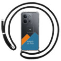 Personaliza tu Funda Colgante Transparente para Xiaomi Redmi 15C 4G / 5G con Cordon Negro Dibujo Personalizada