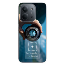 Personaliza tu Funda Silicona Gel Tpu Transparente con tu Fotografia para Xiaomi Redmi 15C 4G / 5G Dibujo Personalizada