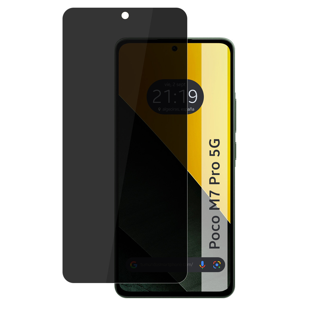 Protector Pantalla Hidrogel Privacidad Antiespías para Xiaomi Poco M7 Pro 5G