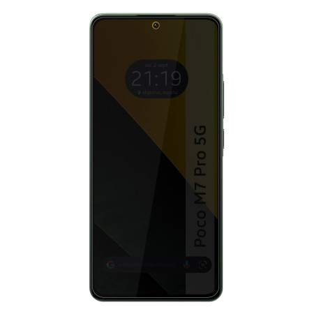 Protector Pantalla Hidrogel Privacidad Antiespías para Xiaomi Poco M7 Pro 5G