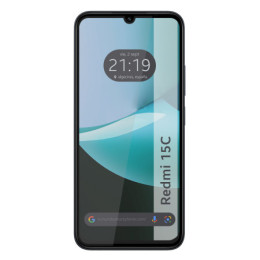 Protector Cristal Templado Completo 5D Full Glue Negro para Xiaomi Redmi 15C 4G / 5G Vidrio 2