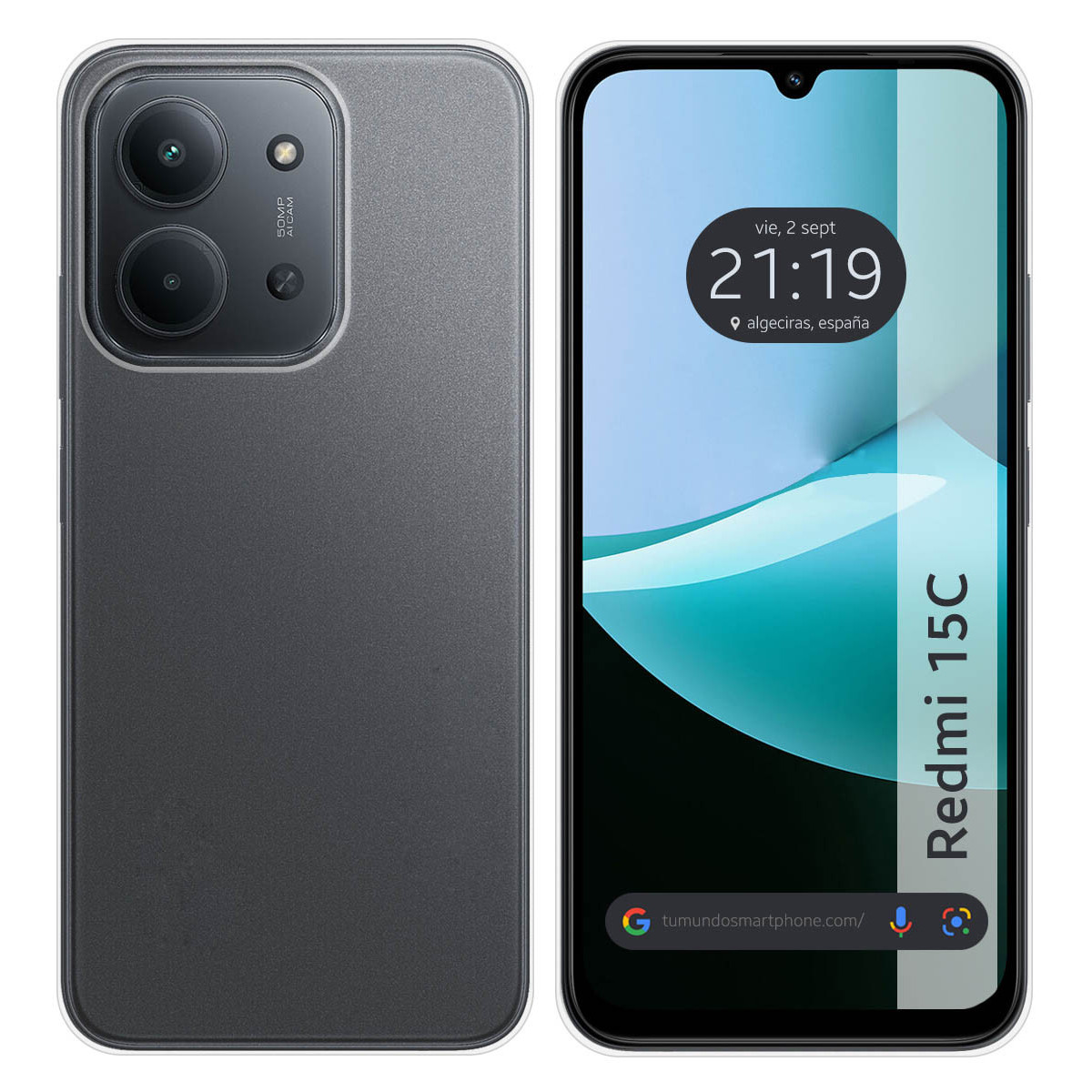 Funda Silicona Gel TPU Transparente para Xiaomi Redmi 15C 4G / 5G