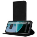 Funda Libro de Polipiel con tarjetero para Xiaomi Redmi 15C 4G / 5G color Negra