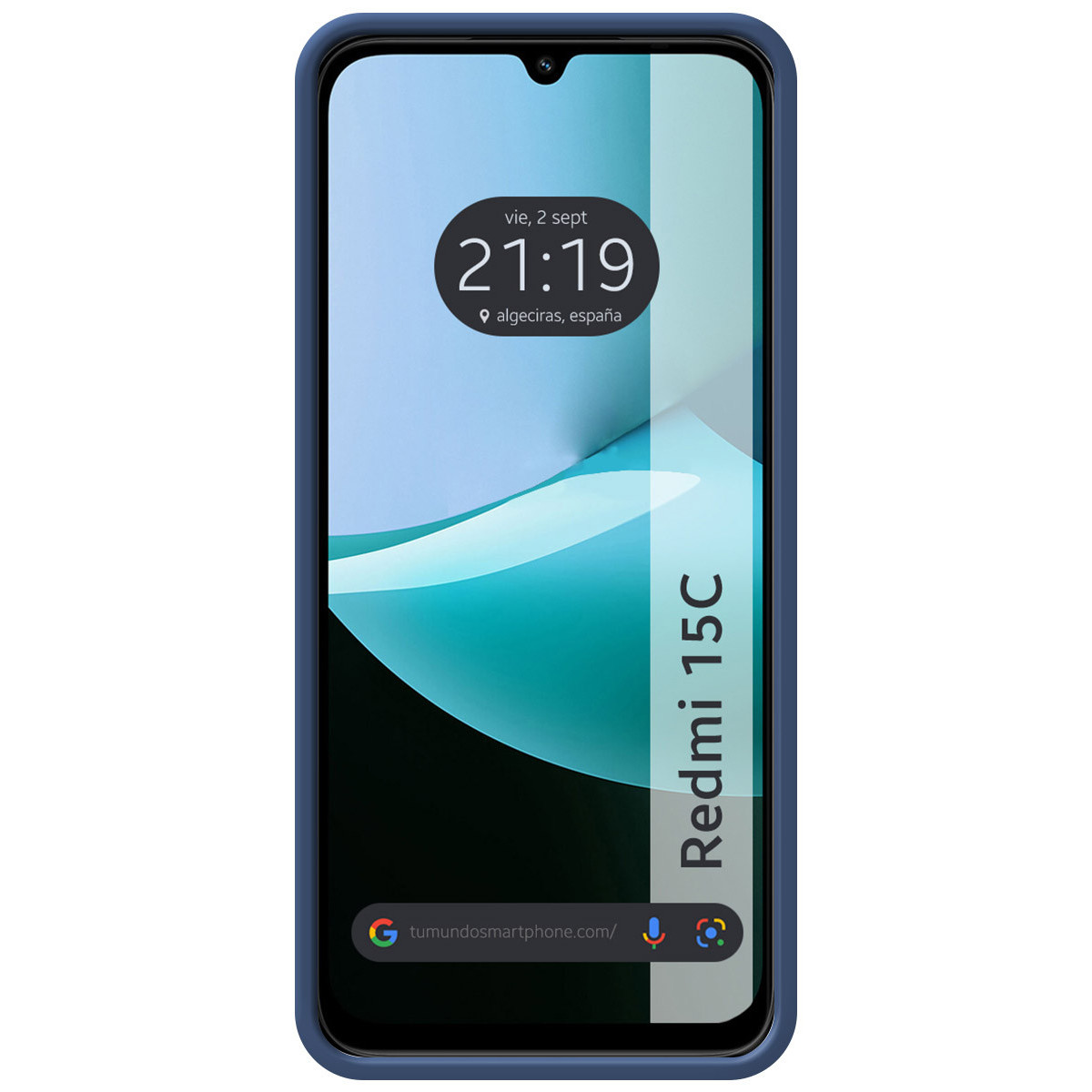 Funda Silicona Líquida Ultra Suave para Xiaomi Redmi 15C 4G / 5G color Azul