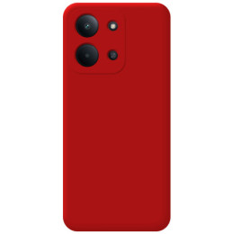 Funda Silicona Líquida Ultra Suave para Xiaomi Redmi 15C 4G / 5G color Roja 2