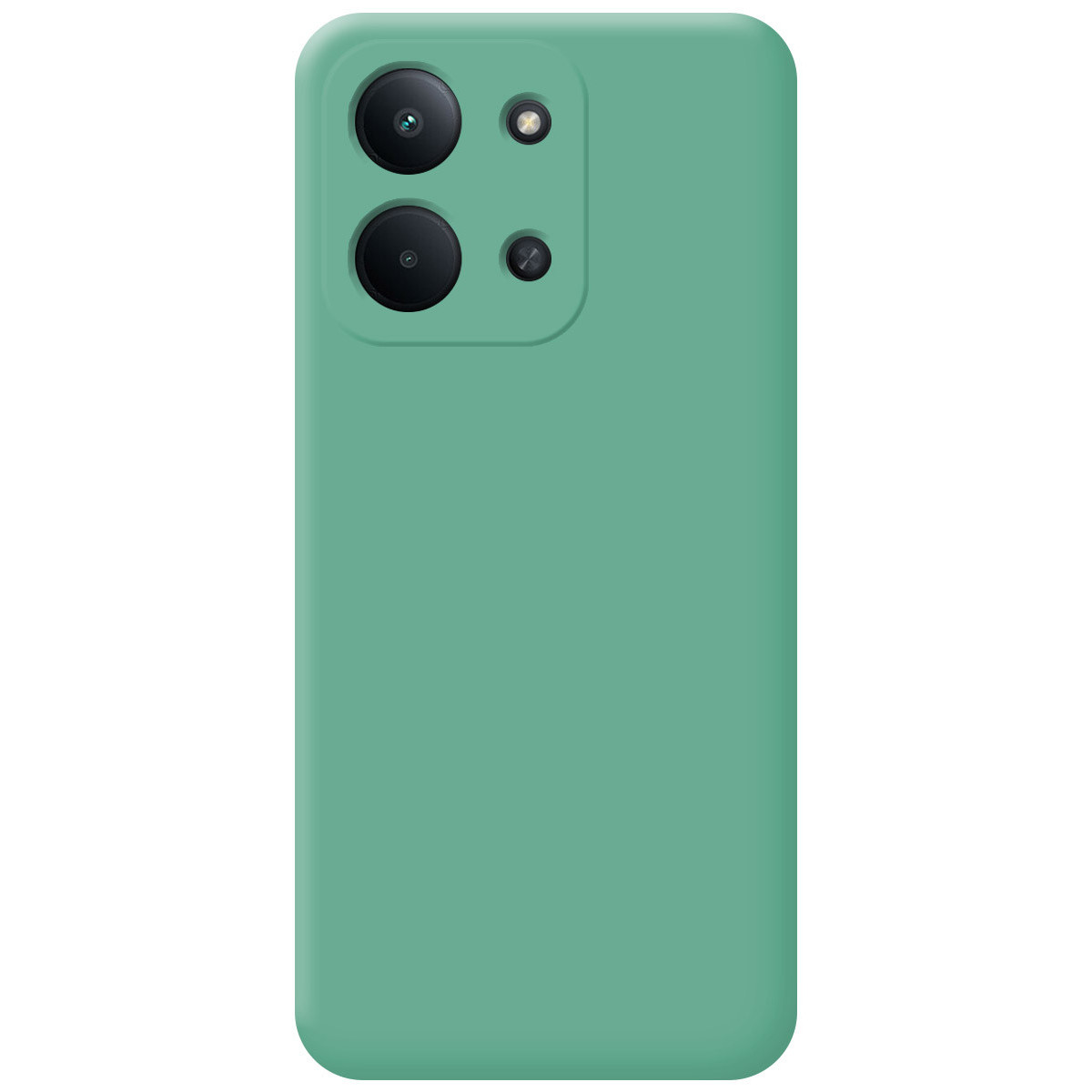 Funda Silicona Líquida Ultra Suave para Xiaomi Redmi 15C 4G / 5G color Verde