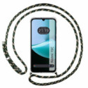 Funda Colgante Transparente para Xiaomi Redmi 15C 4G / 5G con Cordon Verde / Dorado