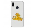 Funda Gel Tpu para Bq Aquaris C Diseño Leones Dibujos