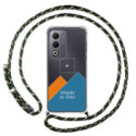 Personaliza tu Funda Colgante Transparente para Oppo A5m / A5 4G / 5G con Cordon Verde / Dorado Dibujo Personalizada