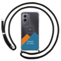 Personaliza tu Funda Colgante Transparente para Oppo A5m / A5 4G / 5G con Cordon Negro Dibujo Personalizada