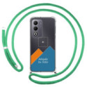 Personaliza tu Funda Colgante Transparente para Oppo A5m / A5 4G / 5G con Cordon Verde Agua Dibujo Personalizada