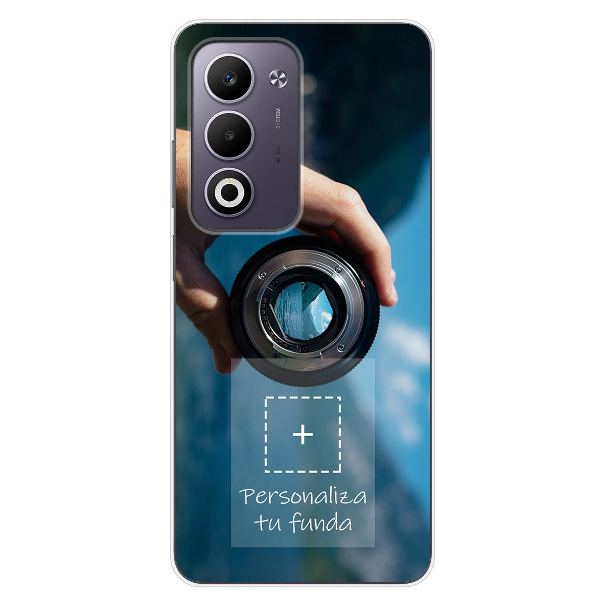 Personaliza tu Funda Silicona Gel Tpu Transparente con tu Fotografia para Oppo A5m / A5 4G / 5G Dibujo Personalizada