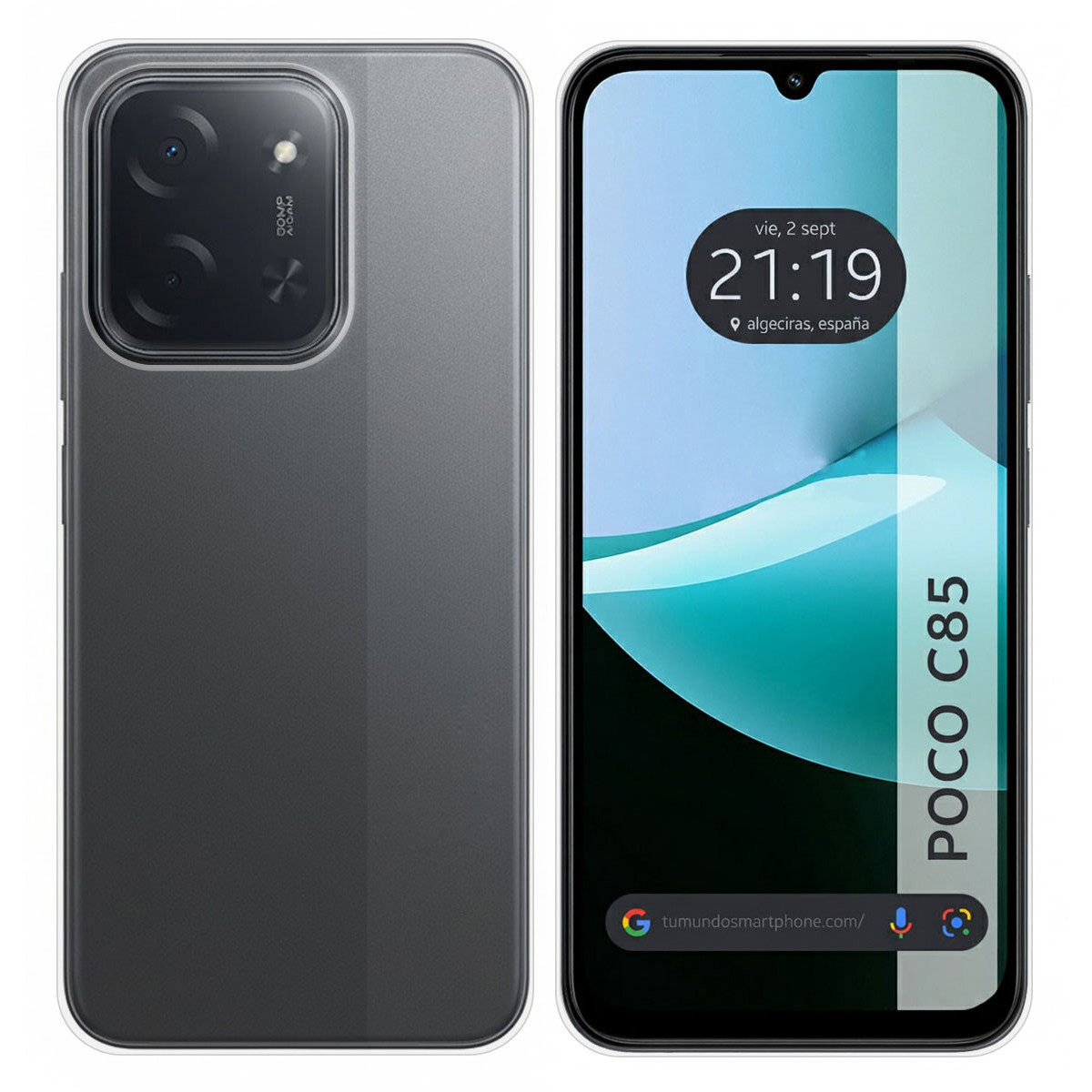 Funda Silicona Gel TPU Transparente para Xiaomi Poco C85