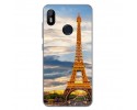 Funda Gel Tpu para Bq Aquaris C Diseño Paris Dibujos
