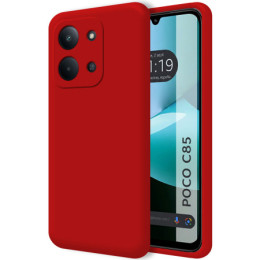 Funda Silicona Líquida Ultra Suave para Xiaomi Poco C85 color Roja