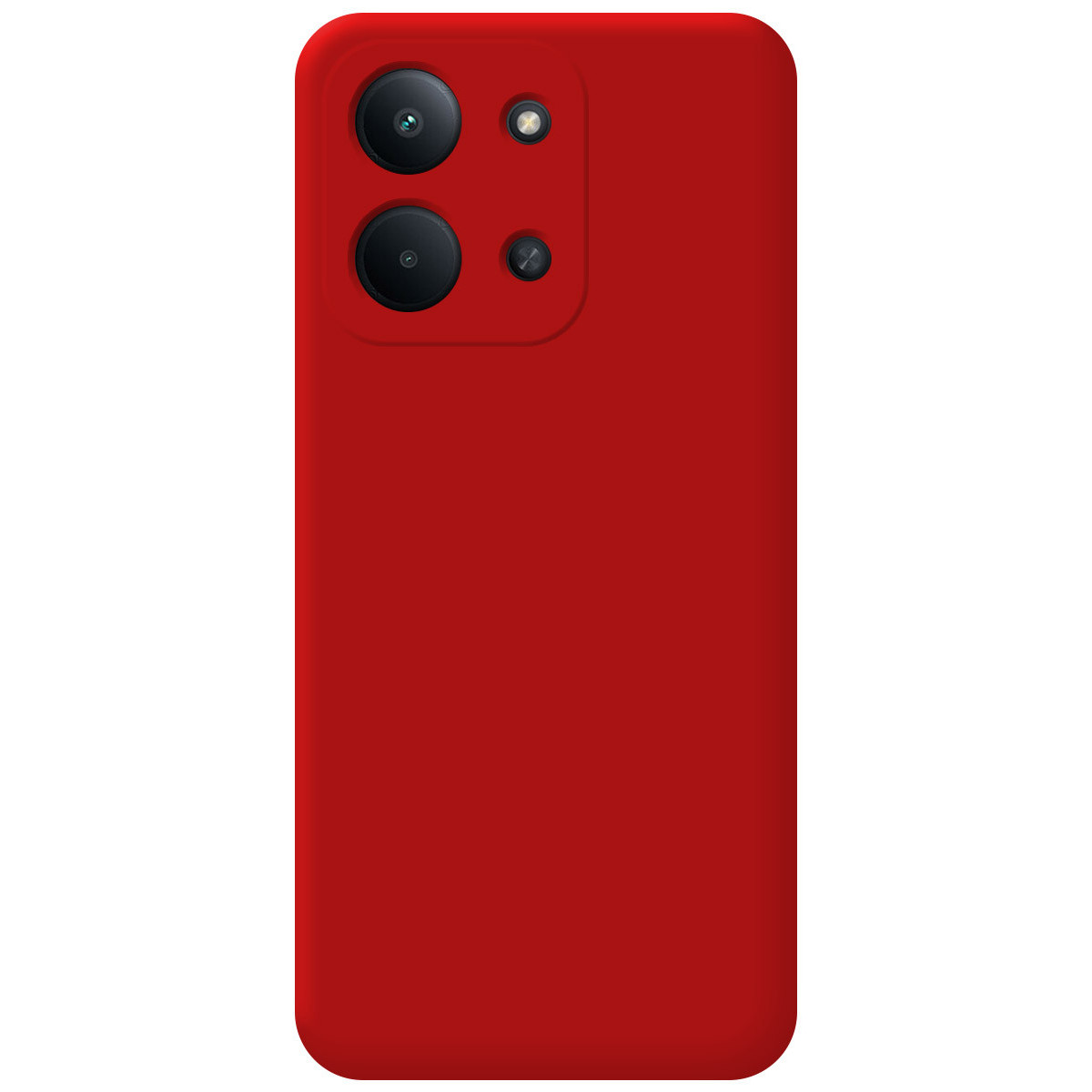 Funda Silicona Líquida Ultra Suave para Xiaomi Poco C85 color Roja
