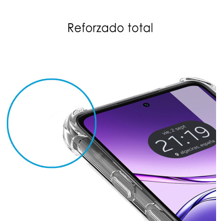 Funda Silicona Antigolpes Transparente para Oppo A5m / A5 4G / 5G