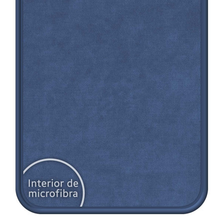 Funda Silicona Líquida Ultra Suave para Oppo A5m / A5 4G / 5G color Azul