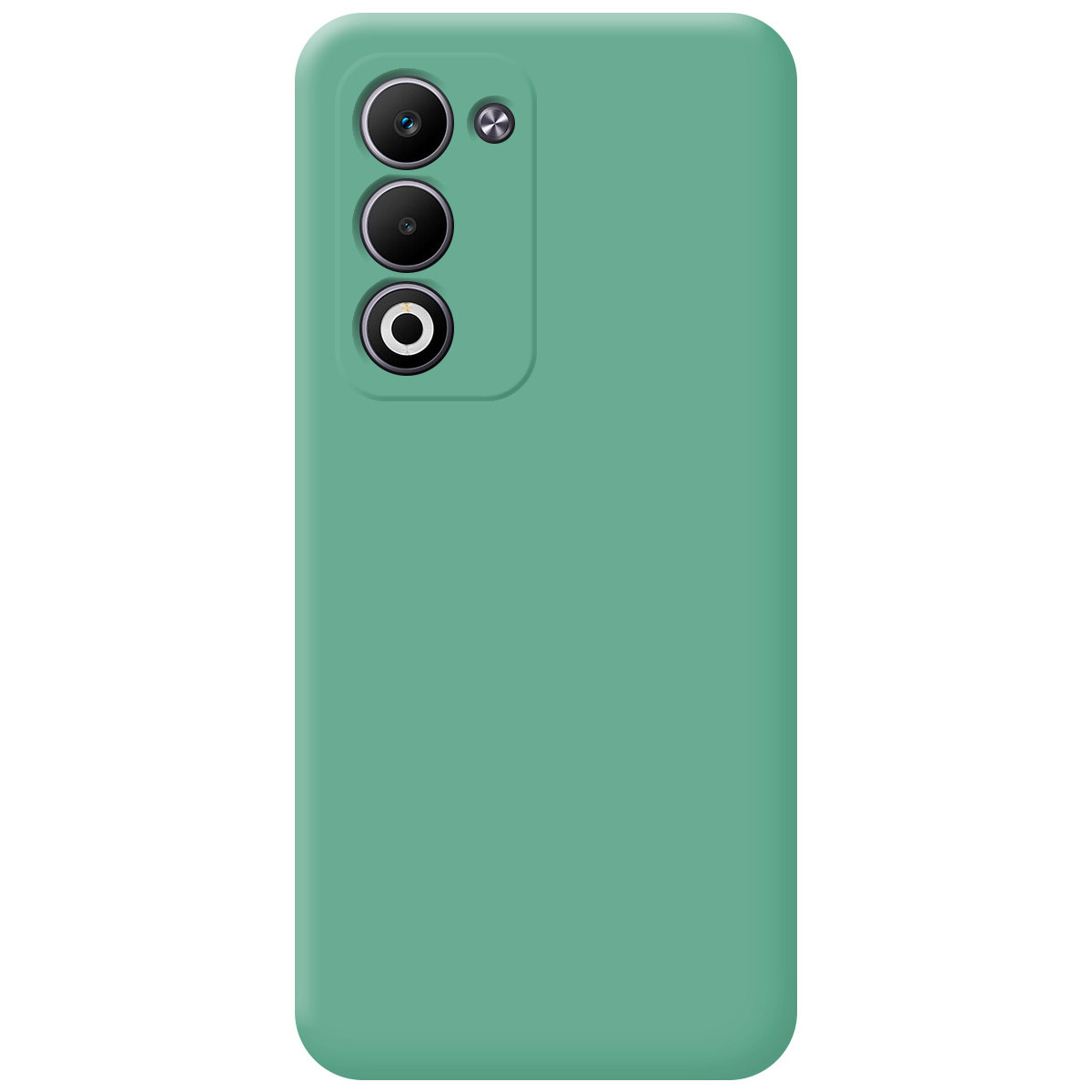 Funda Silicona Líquida Ultra Suave para Oppo A5m / A5 4G / 5G color Verde