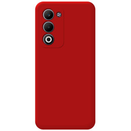 Funda Silicona Líquida Ultra Suave para Oppo A5m / A5 4G / 5G color Roja 2