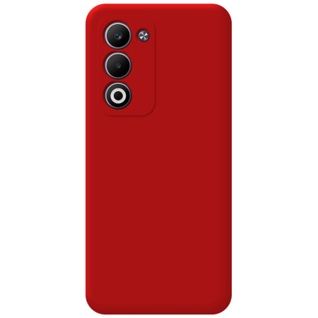 Funda Silicona Líquida Ultra Suave para Oppo A5m / A5 4G / 5G color Roja