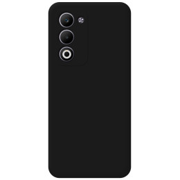 Funda Silicona Líquida Ultra Suave para Oppo A5m / A5 4G / 5G color Negra 2