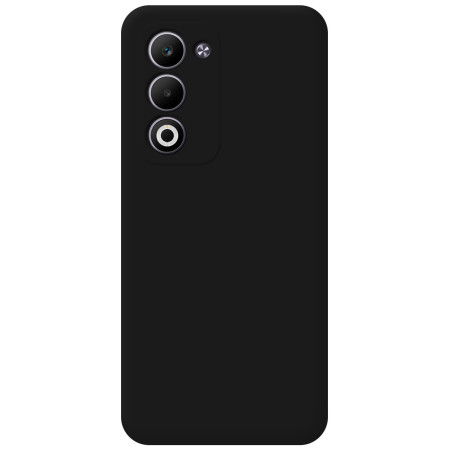 Funda Silicona Líquida Ultra Suave para Oppo A5m / A5 4G / 5G color Negra