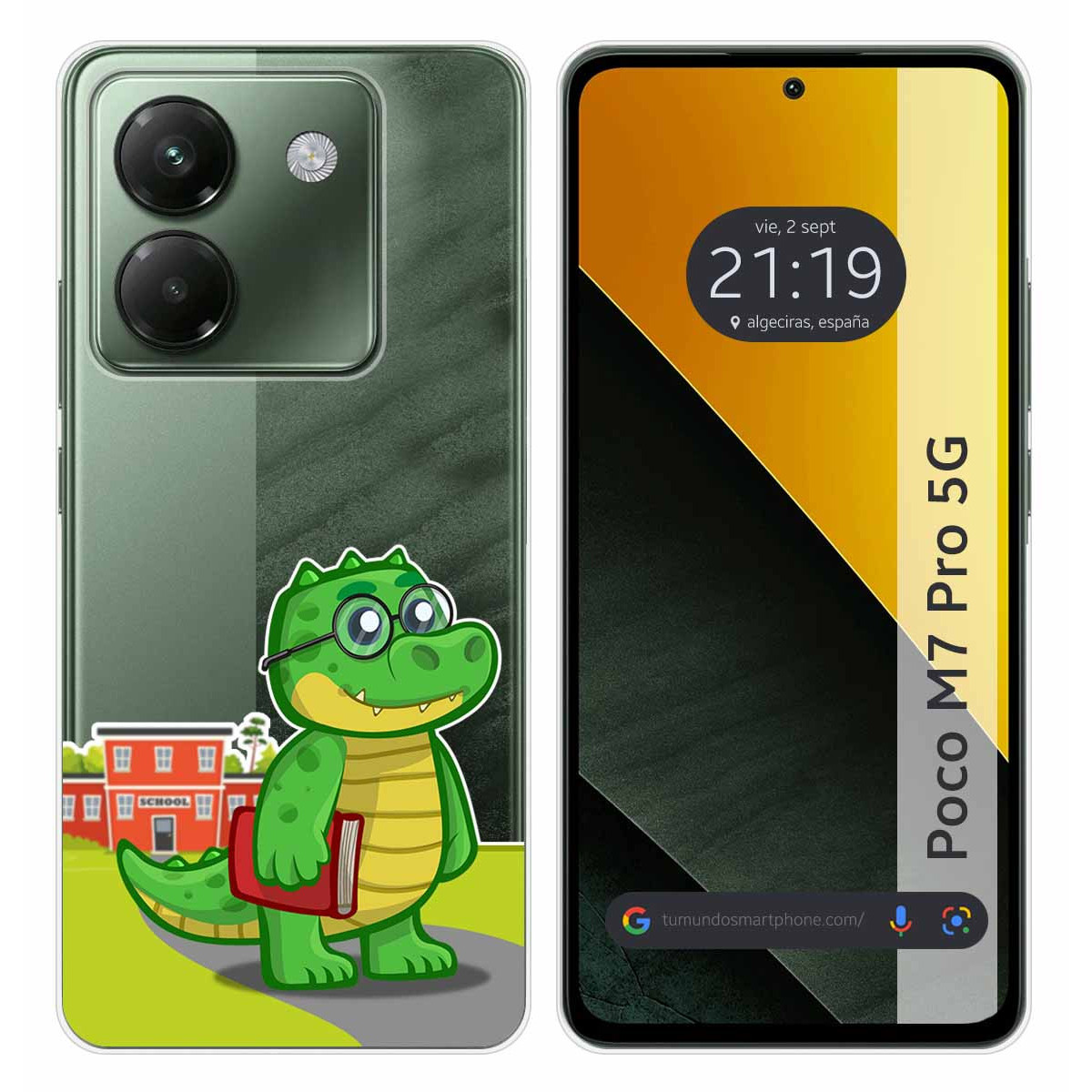 Funda Silicona Transparente para Xiaomi Poco M7 Pro 5G diseño Coco Dibujos