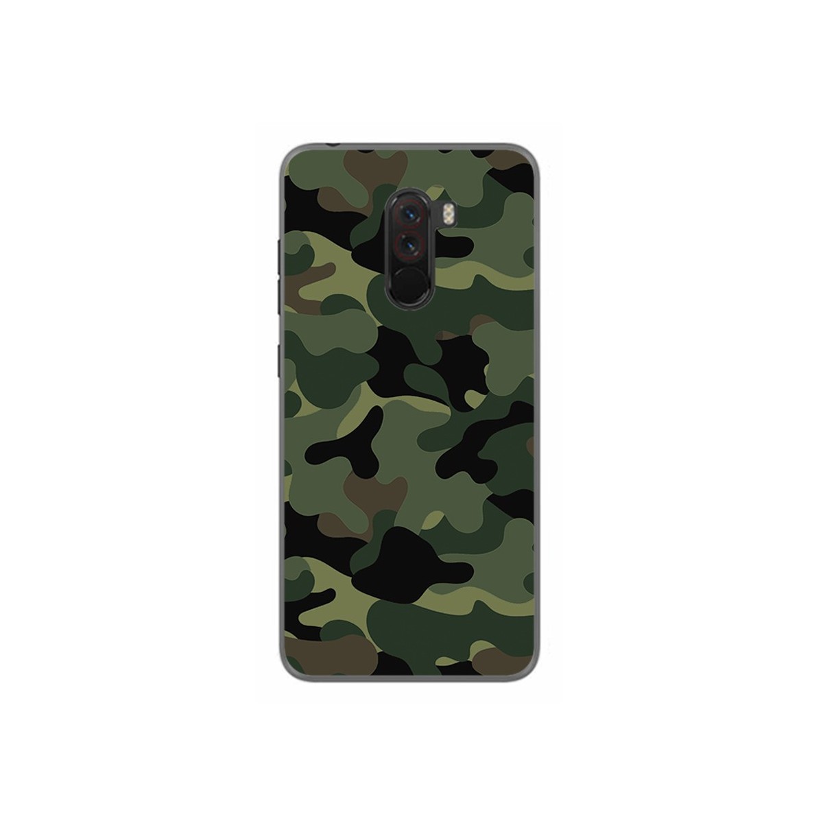 Funda Gel Tpu para Xiaomi Pocophone F1 Diseño Camuflaje Dibujos