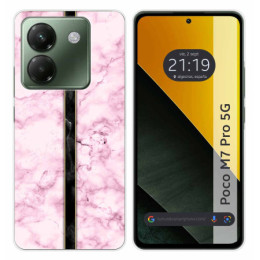 Funda Silicona para Xiaomi Poco M7 Pro 5G diseño Mármol 04 Dibujos