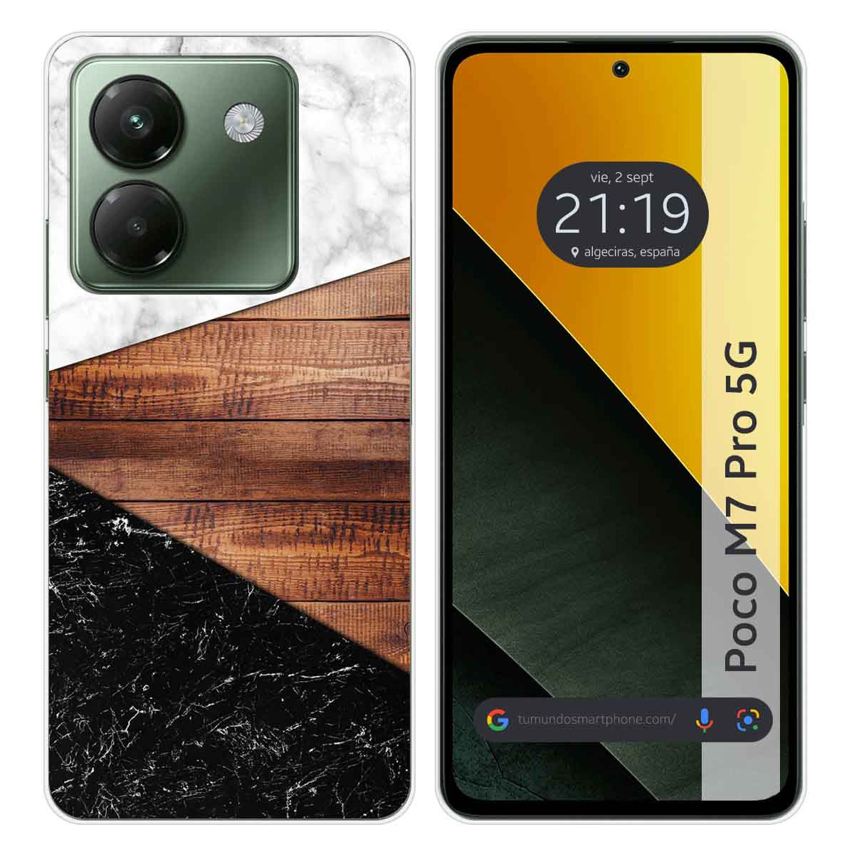 Funda Silicona para Xiaomi Poco M7 Pro 5G diseño Mármol 11 Dibujos