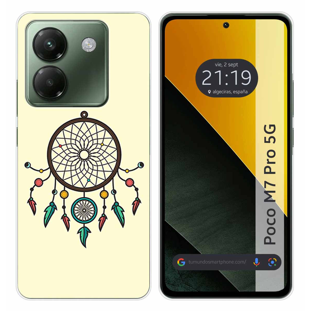 Funda Silicona para Xiaomi Poco M7 Pro 5G diseño Atrapasueños Dibujos