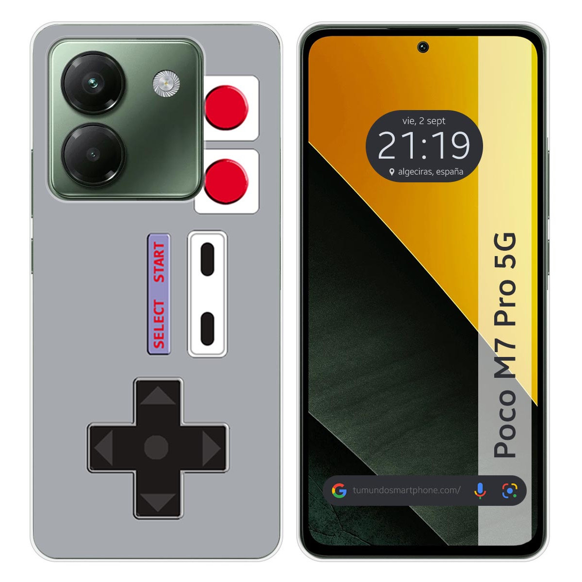 Funda Silicona para Xiaomi Poco M7 Pro 5G diseño Consola Dibujos