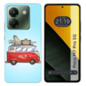 Funda Silicona para Xiaomi Poco M7 Pro 5G diseño Furgoneta Dibujos