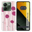 Funda Silicona para Xiaomi Poco M7 Pro 5G diseño Flores Vintage Dibujos